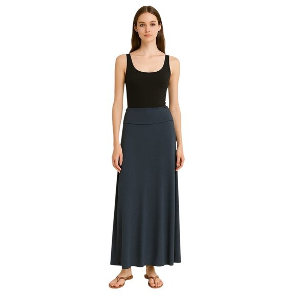 Billabong Dreamscaper Southwestern Print Maxi Skirt Gray Size M Beach Boho Cute - Picture 1 of 11